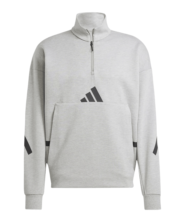 adidas Sportswear Z.N.E. Quarter-Zip Sweatshirt - grau