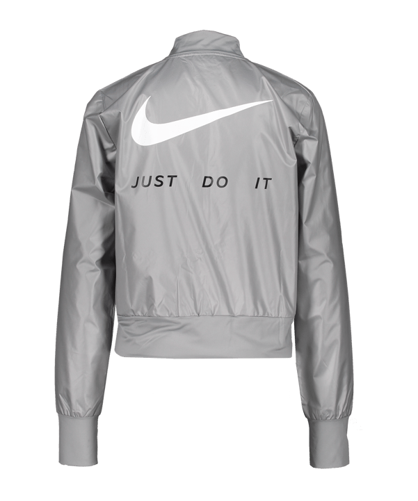 Nike Swoosh Run Jacke Running Damen Grau F073 - grau