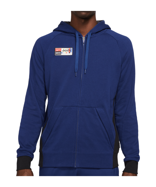Nike F.C. Joga Bonito Kapuzenjacke Blau F492 - blau