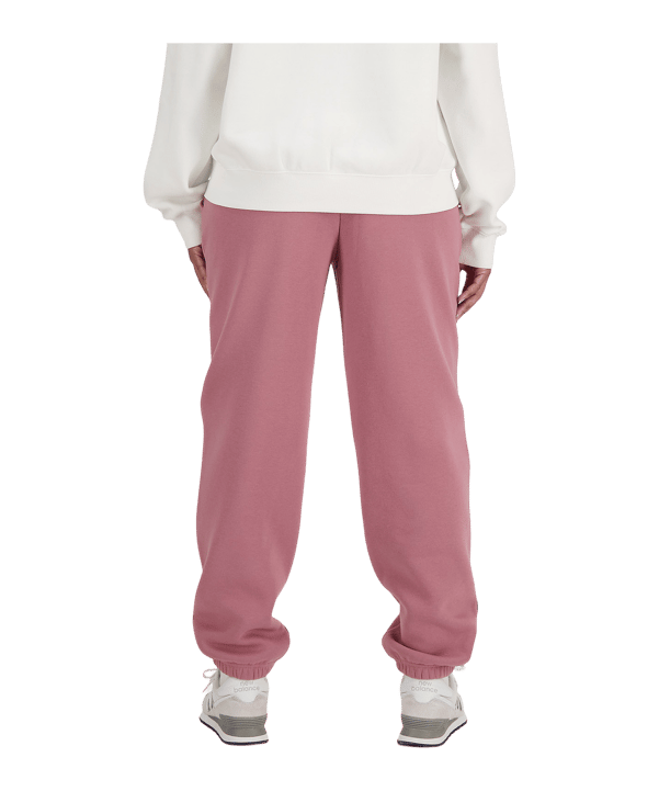 New Balance Iconic Collegiate Fleece Jogginghose Damen FRSE - rosa