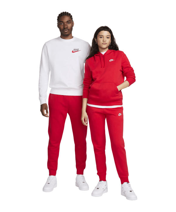 Nike Club Fleece Jogginghose Rot F657 - rot