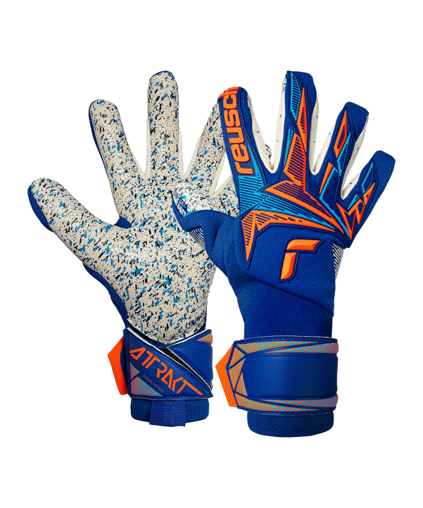 Reusch Attrakt Freegel Fusion Goaliator Torwarthandschuhe Blau - blau