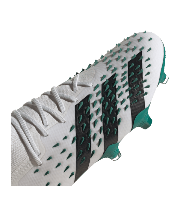 adidas Predator Freak.1 L FG EQT Weiss Schwarz Grün - weiss