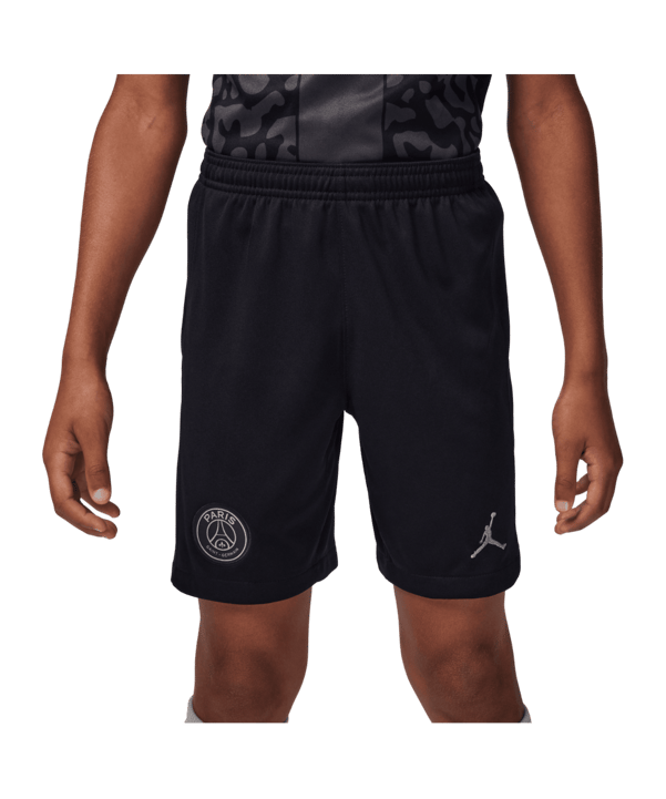 Jordan Paris St. Germain UCL 2023/2024 Short Kids Schwarz F010 - schwarz