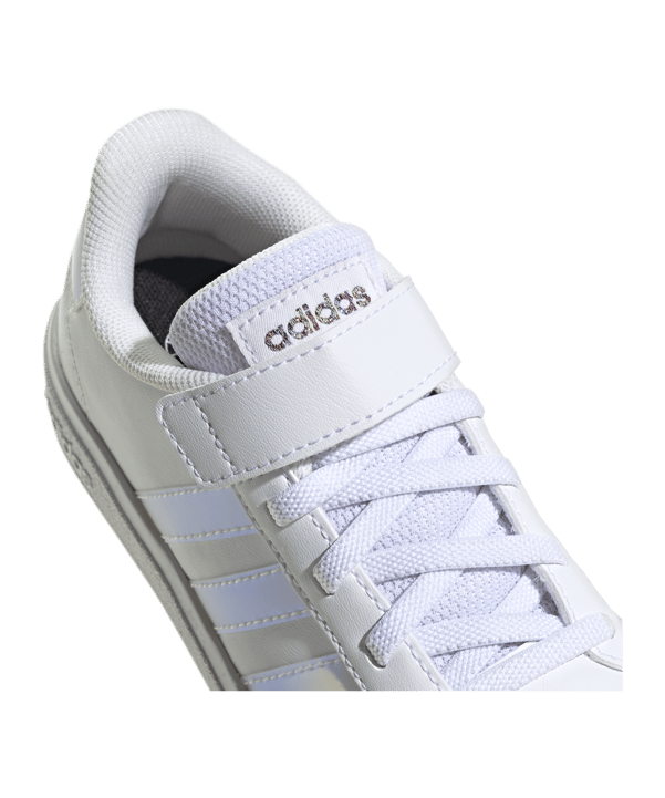 adidas Grand Court Lifestyle Court Elastic Lace and Top S Weiss - weiss