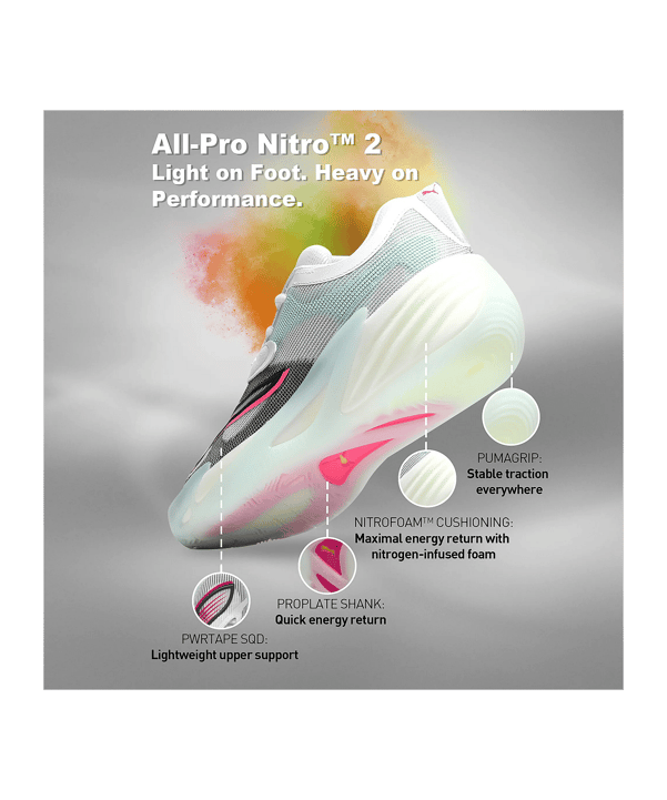 PUMA All-Pro Nitro 2 Weiß F01 - weiss