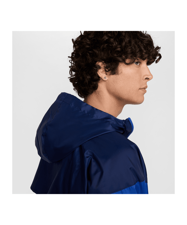 Nike Windrunner Kapuzenjacke Blau F481