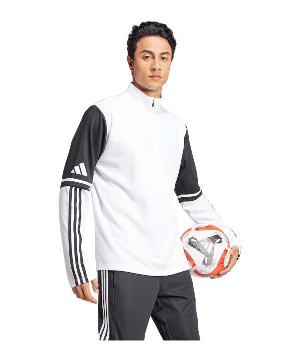 adidas Squadra 25 HalfZip Sweatshirt Weiß - weiss