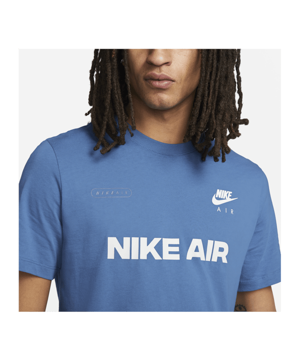 Nike Air Style T-Shirt Blau F407 - blau
