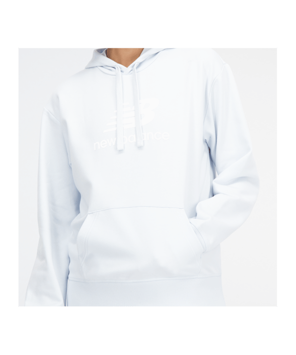 New Balance Stacked Oversized Hoody Damen Blau FIB - blau