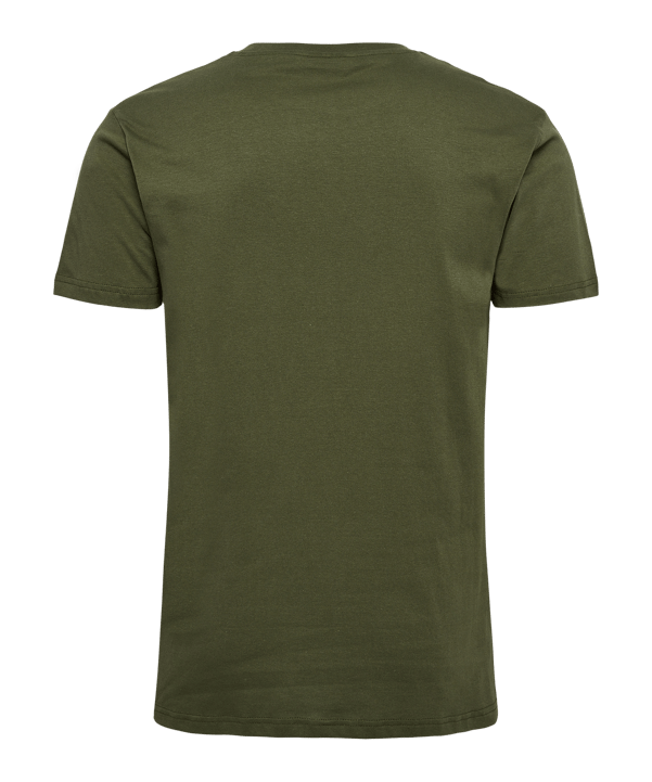 Hummel Active Stripe Co T-Shirt Grün F6453 - gruen