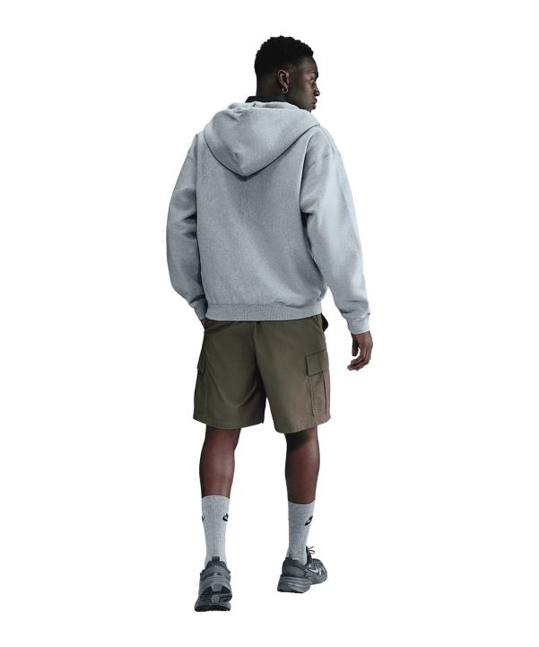 Nike Solo Swoosh Hoody Grau F063 - grau