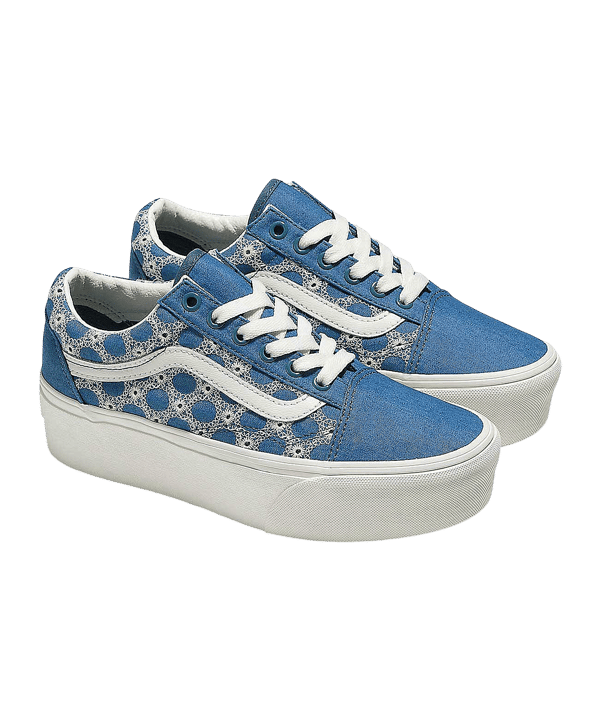 Vans Old Skool Sneaker Damen Blau - blau