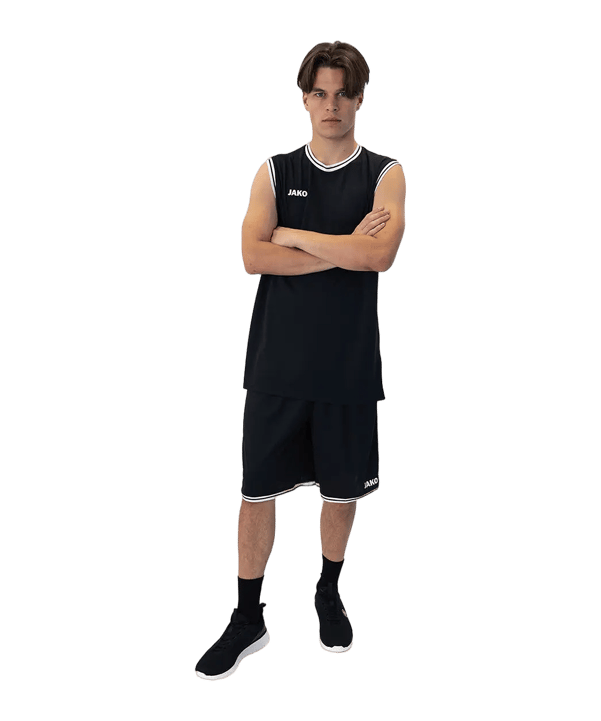 JAKO Center 2.0 Basketball Pantaloncini nero C08 - nero