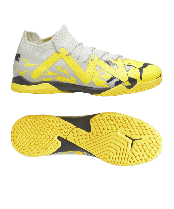 PUMA FUTURE Match IT Halle Voltage Grau Gelb F04