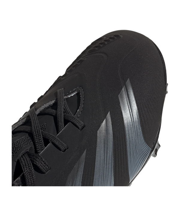 adidas Predator Elite FG Dark Spark Kids Schwarz Grau - schwarz