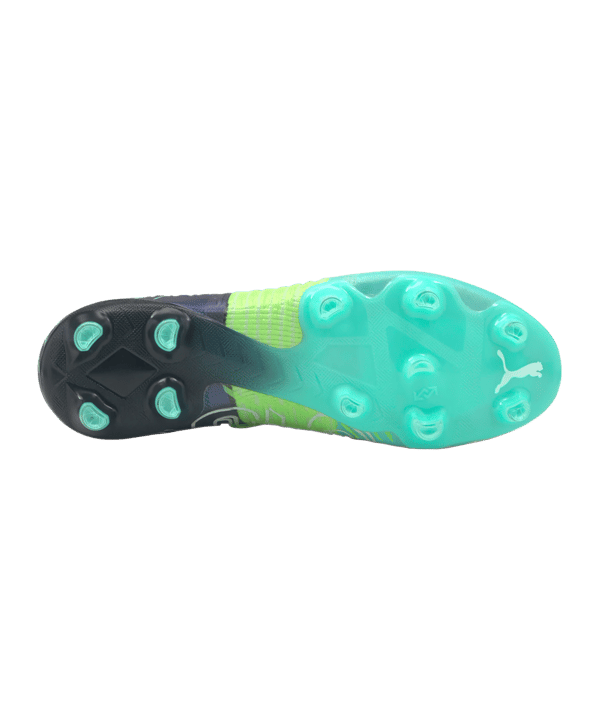 PUMA FUTURE 1.2 Under the Lights FG/AG Blau Grün F03 - blau