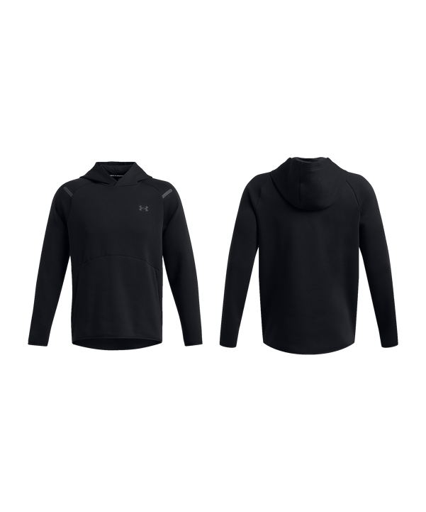 Under Armour Unstoppable Fleece Hoody Schwarz F001 - schwarz