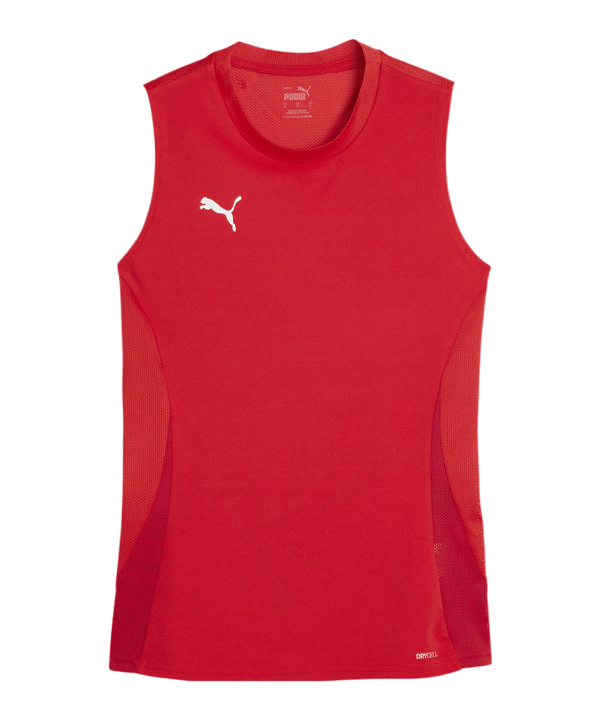 PUMA teamGOAL Tanktop Damen Rot Weiss F01 - rot