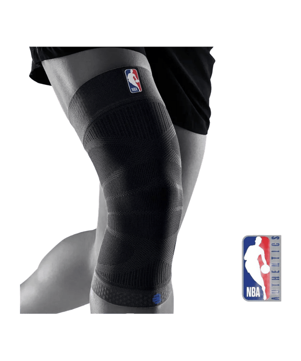 Bauerfeind NBA Sports Compression Support Kniebandage Schwarz - schwarz