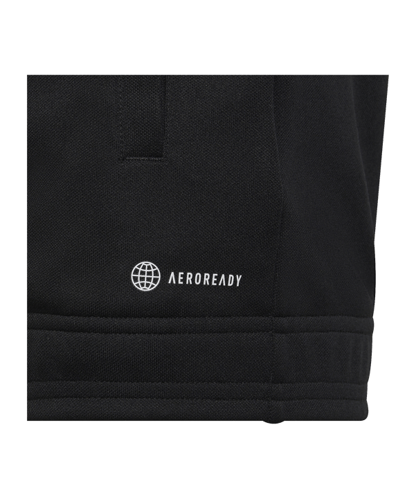 adidas Entrada 22 TK Trainingsjacke Kids Schwarz - schwarz