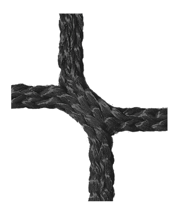 Cawila Tornetz 2,40 x 1,60m | Tiefe 1,00 x 1,00m | Maschenweite 10cm | Stärke 3mm | Schwarz - schwarz