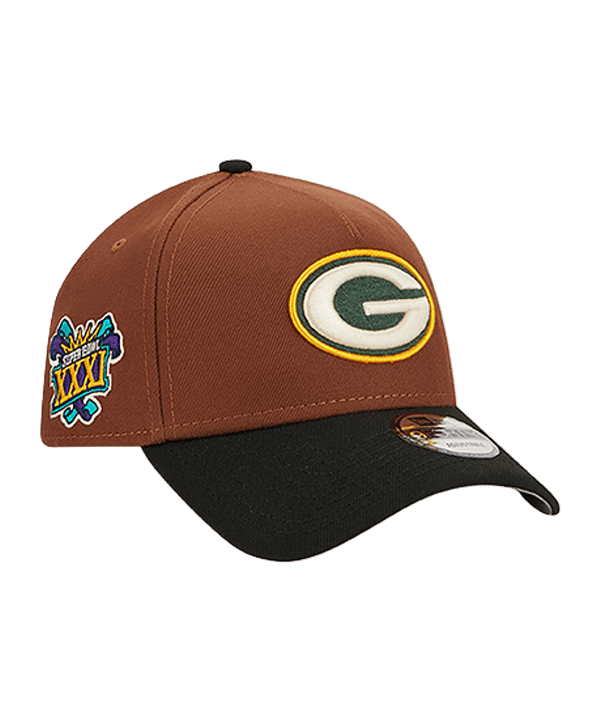 New Era Green Bay Packers Harvest 9Forty Cap Braun - braun