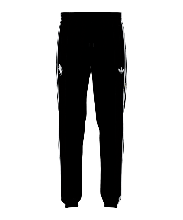 adidas Juventus Turin Originals Track Hose Schwarz - schwarz