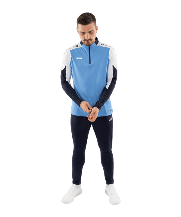 JAKO Dynamic Ziptop Sweatshirt Blau F431 - blau