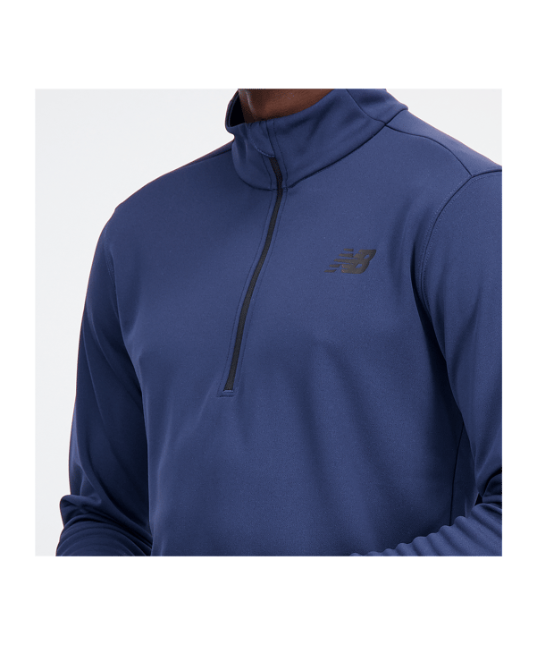 New Balance Tenacity HalfZip Sweatshirt Blau FNNY - blau