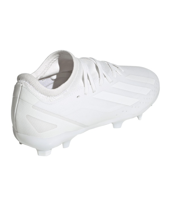 adidas X Crazyfast.3 FG Pearlized Kids Weiss - weiss