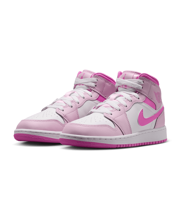 Jordan Air 1 Mid Bambini Rosa C601 - rosa