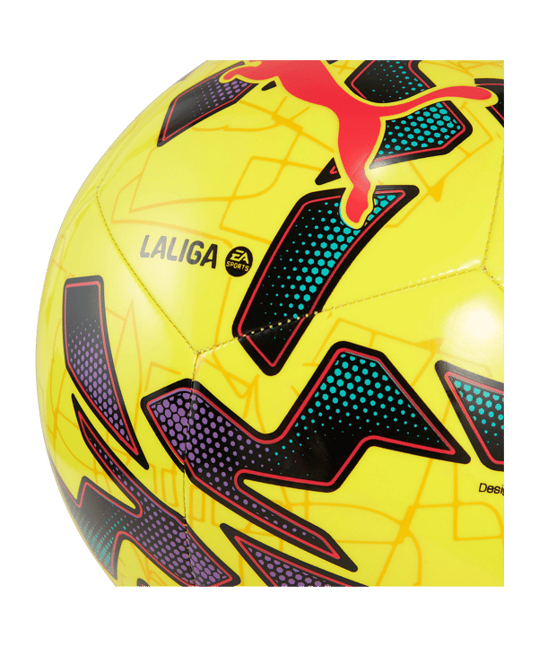 PUMA Orbita LALIGA 1 MS Trainingsball Gelb F02 - gelb