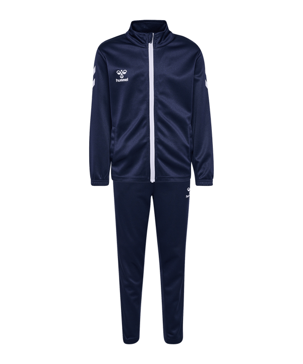 Hummel hmlLOGO Trainingsanzug Kids Blau F7026 - blau