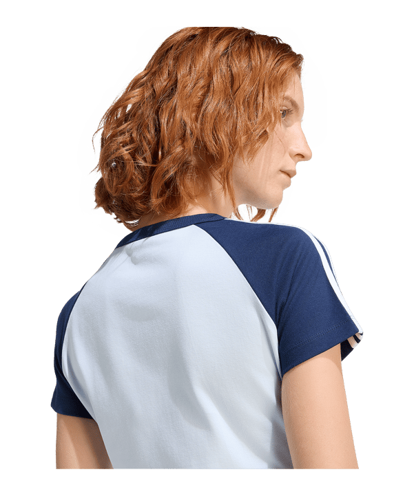 adidas Originals SST T-Shirt Damen Blau - blau