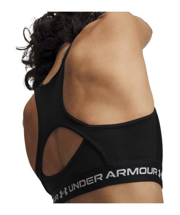 Under Armour HeatGear High Sport-BH Damen Schwarz F008 - schwarz