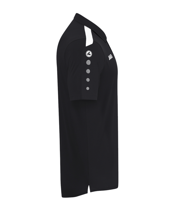 JAKO Power Poloshirt Kids Schwarz Weiss F800 - schwarz