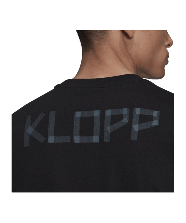 adidas Klopp Icon Graphic T-Shirt Schwarz - schwarz