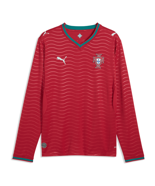 PUMA FPF Portugal Replica Trikot Langarm Home WM 2026 Rot F01 - rot