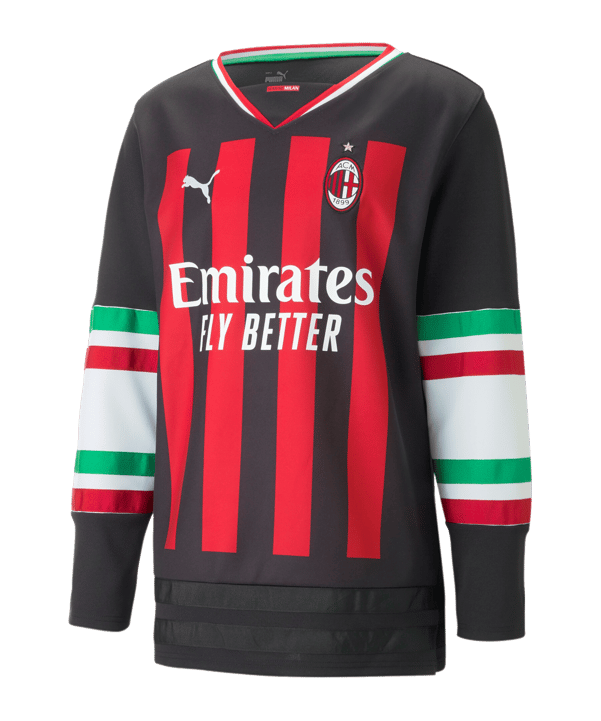 PUMA AC Mailand Oversize Winter Trikot F01 - schwarz