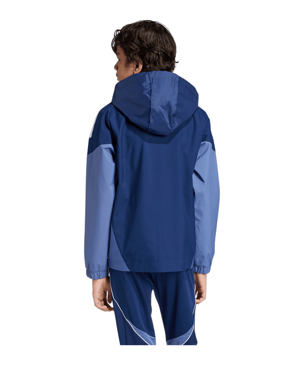 adidas Tiro 25 Competition Regenjacke Kids Blau - blau