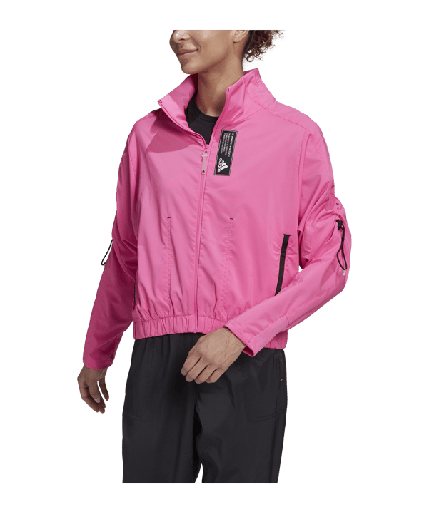 adidas W TE Tracktop PB Jacke Damen Pink - pink