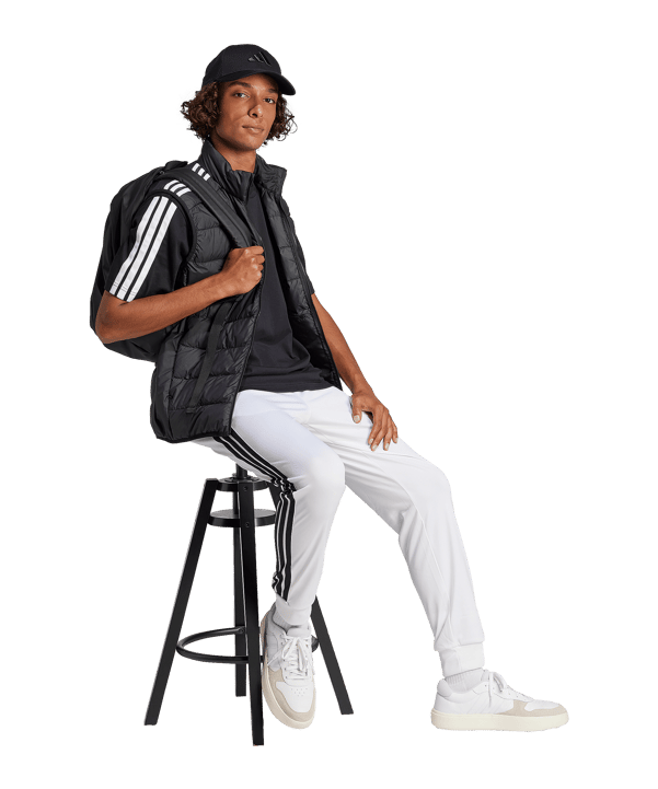 adidas Essentials 3S T-Shirt Schwarz - schwarz