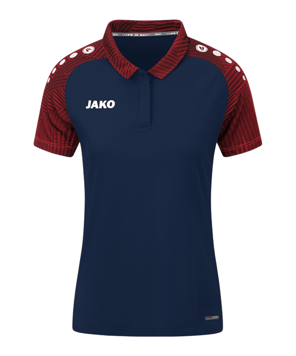 JAKO Performance Poloshirt Damen Blau Rot F909 - blau