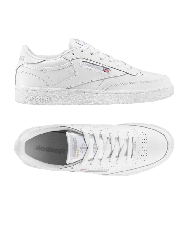 Reebok Club C85 Sneaker Damen Weiss Grau - weiss