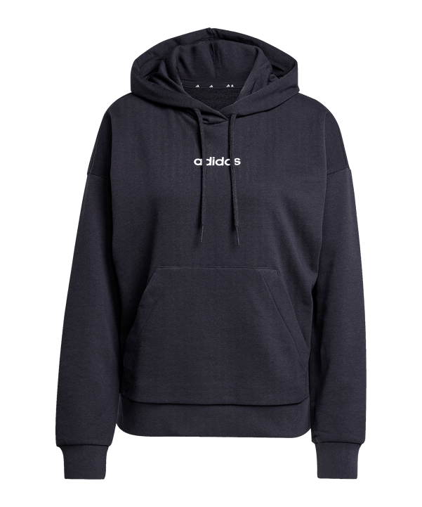 adidas Essentials Linear Hoody Damen Schwarz - schwarz