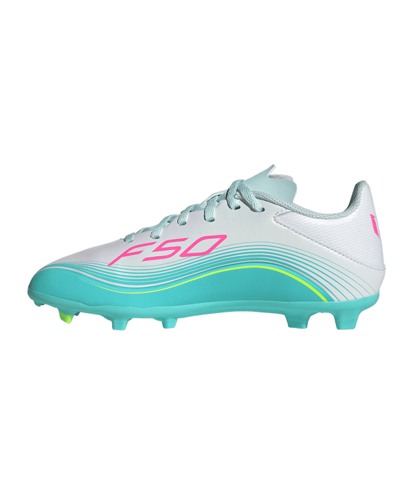 adidas F50 League FG/MG Messi Aurora Radiante Kids Weiß - weiss