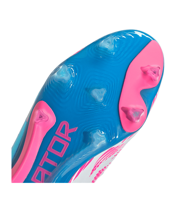 adidas Predator Elite LL FG Reemergence Weiss Blau - weiss