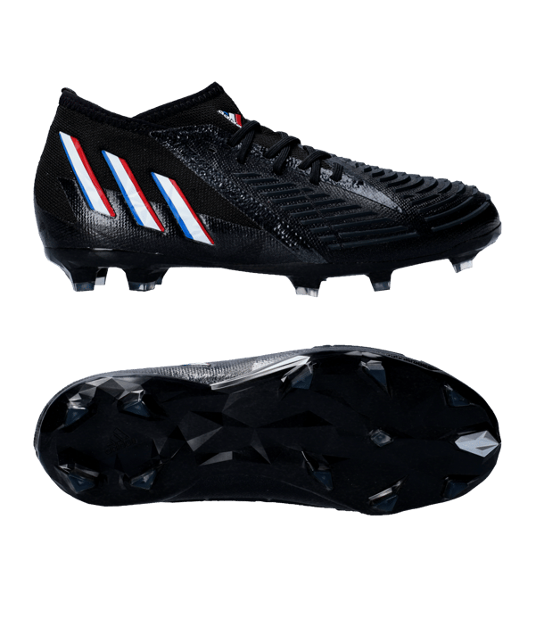 adidas Predator EDGE.1 FG Edge of Darkness J Kids Schwarz - schwarz