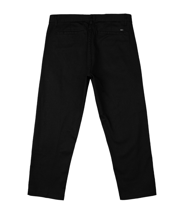 Obey Straggler Flooded Hose Schwarz FBLK - schwarz